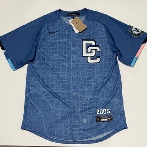 Washington Nationals #29 James Wood Blue 2025 City Connect Limited Jersey size L